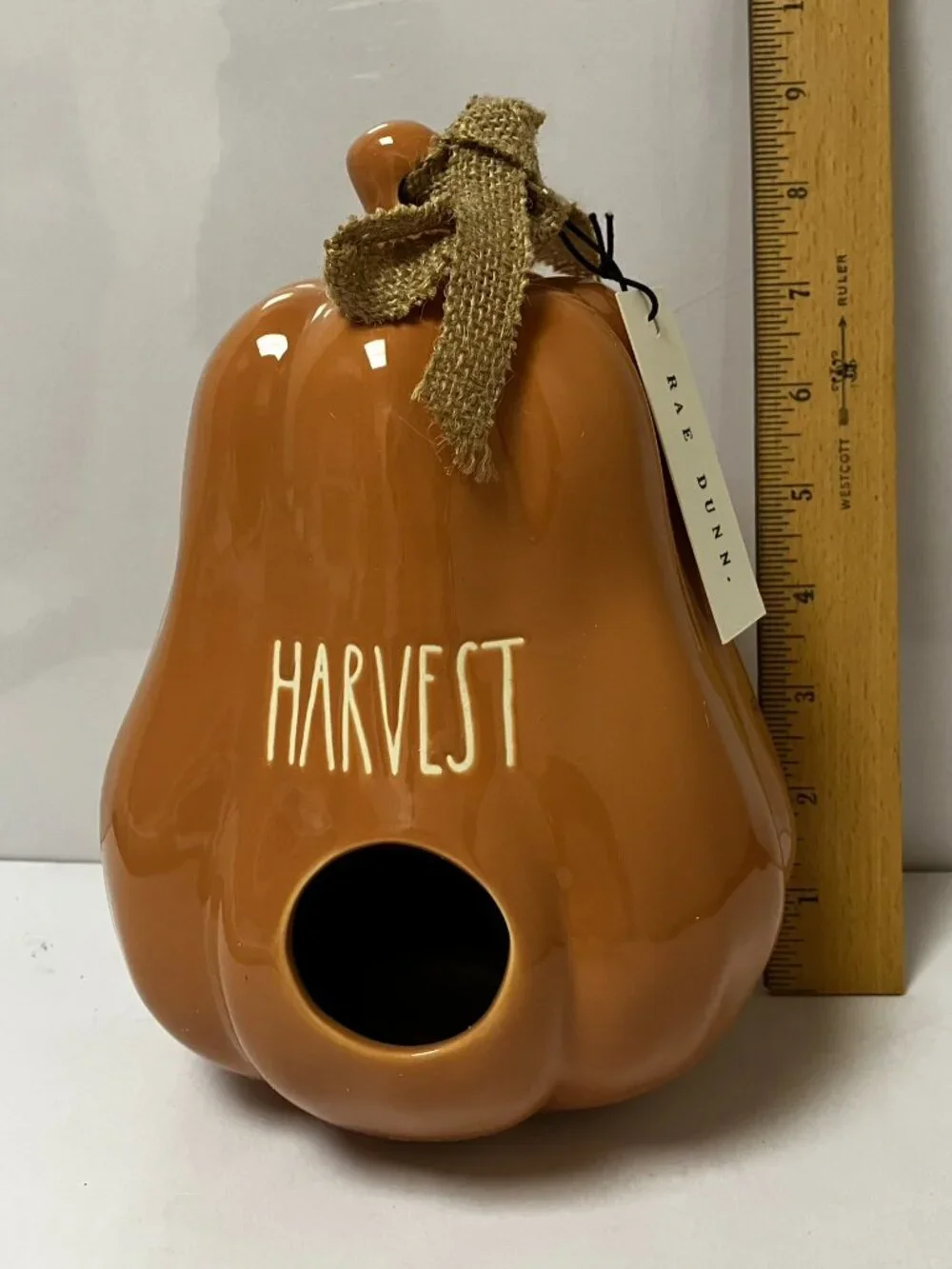 Rae Dunn Harvest Bird Feeder Brand New in Box 8.5x6x6